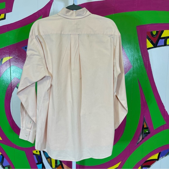 Tommy Hilfiger, Summer Chambray Peach Button Down Shirt. Size 15.5 34/35 - Picture 6 of 6